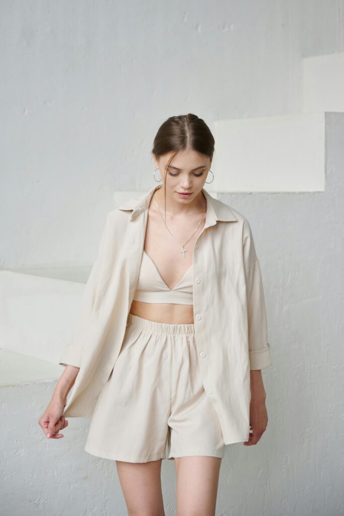 woman wearing co-ord set